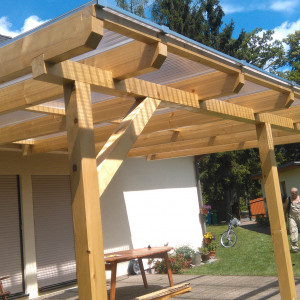 Vordach Konstruktion